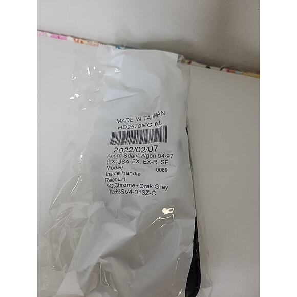 Set/4 For 94-97 Honda Accord Door Handles Black Interior Front Rear Right Left - Picture 7 of 12